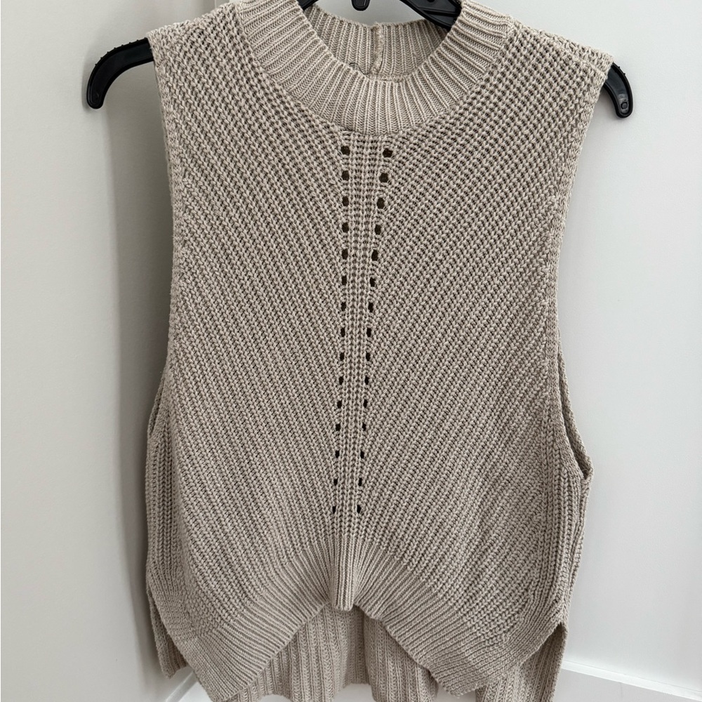 Express Cream Knit Sweater
